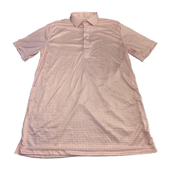 Collars & Co Mens M Relaxed Dress Shirts Blue Houndstooth + Pink Gingham NWOT - Picture 7 of 12